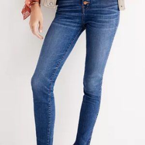 Madewell 10" High Rise Skinny Jean: Chewed Hem Edition